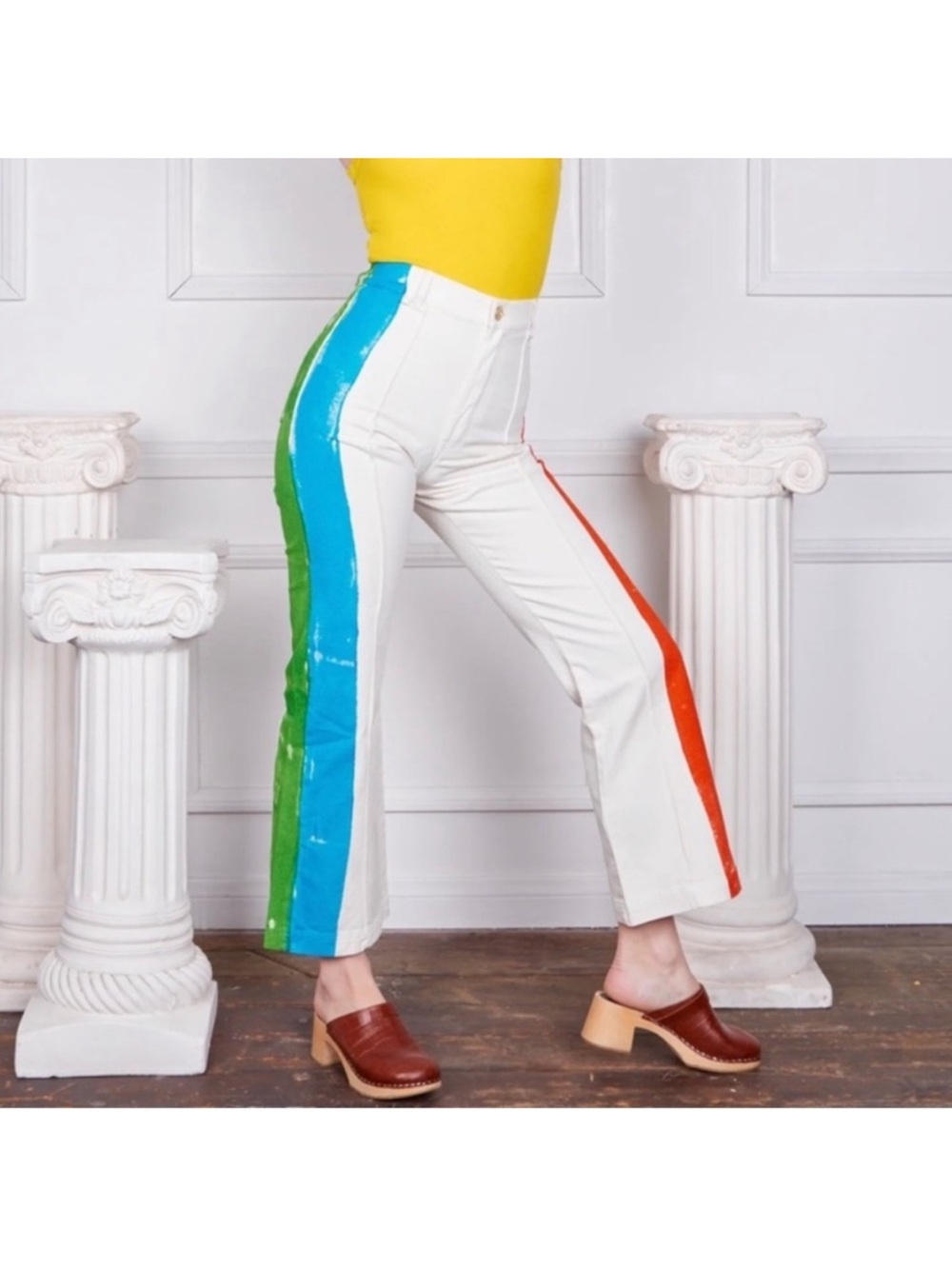 Big Bud Press Western Pants Hand Painted Stripe